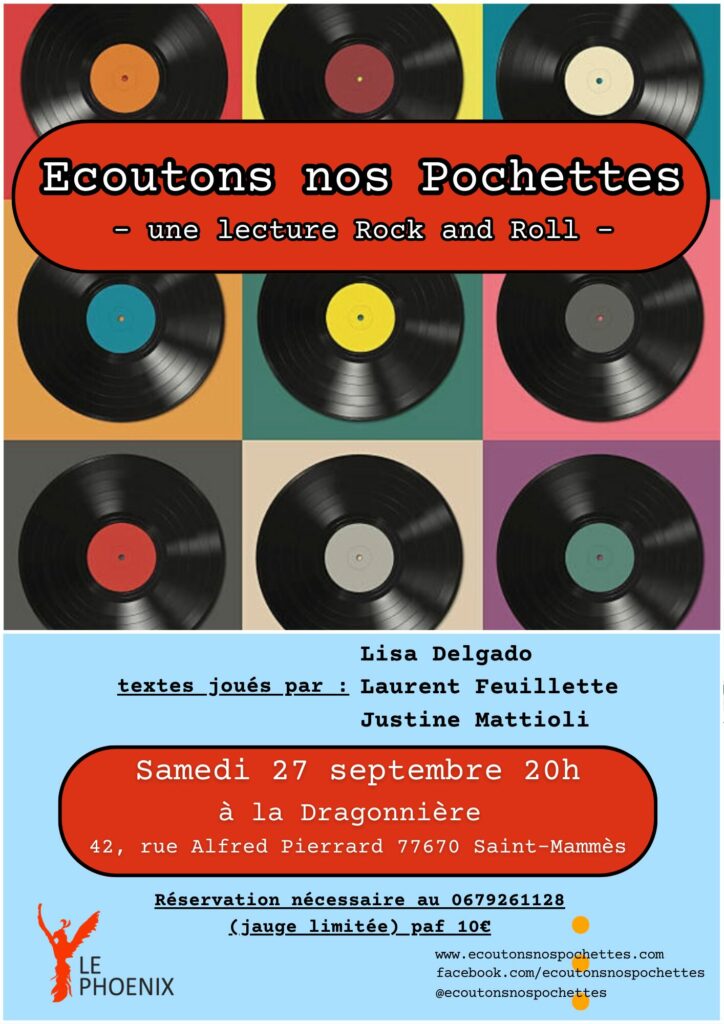 Ecoutons nos pochettes, spectacle à La Dragonnière de Saint-Mammès