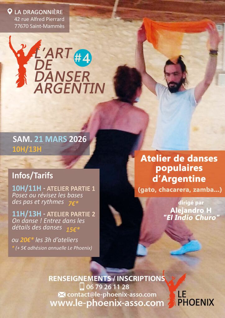 L'art de danser argentin à Saint-Mammès (La Dragonnière)