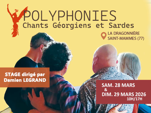 POLYPHONIES, chants géorgiens et sardes avec Damien LEGRAND