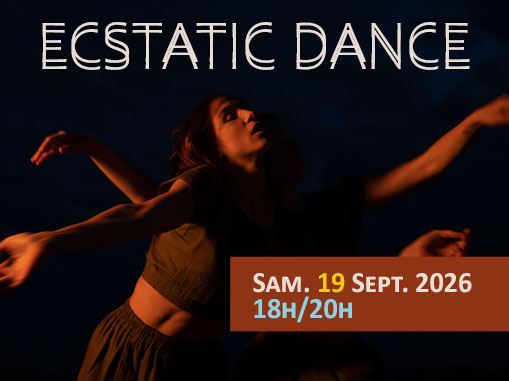 "Ecstatic Danse" guidé par Senso Léone à Saint-Mammès (Seine-et-Marne)
