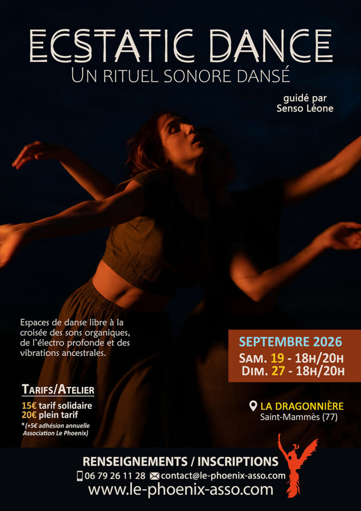 "Ecstatic Danse" guidé par Senso Léone à Saint-Mammès (Seine-et-Marne)