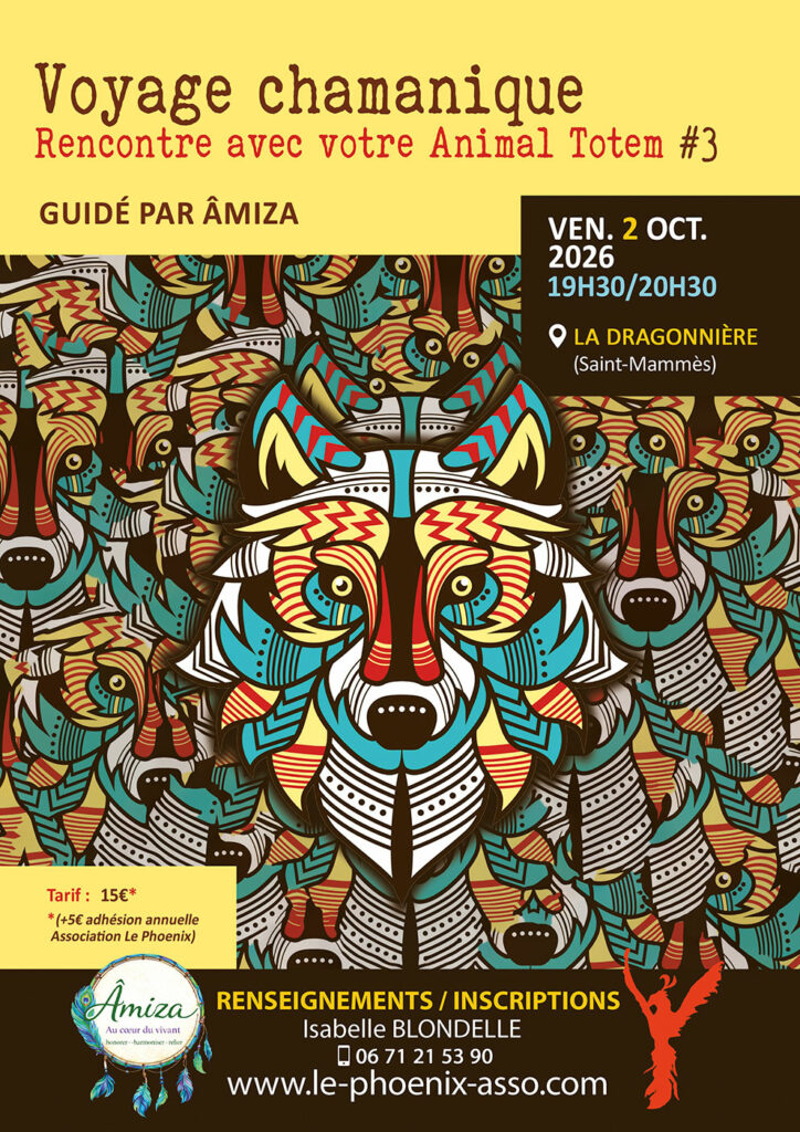 "Voyage chamanique – Rencontre avec votre Animal Totem #3" guidé par Âmiza, Saint-Mammès (La Dragonnière)