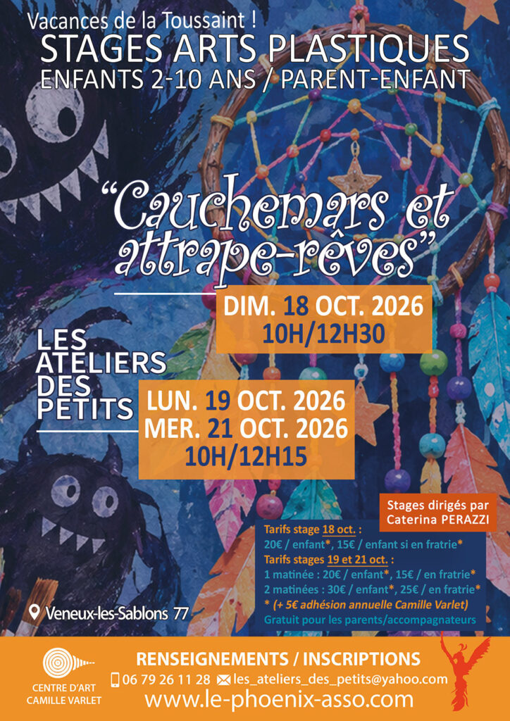 Arts plastiques enfants 2-10 ans et parent-enfants